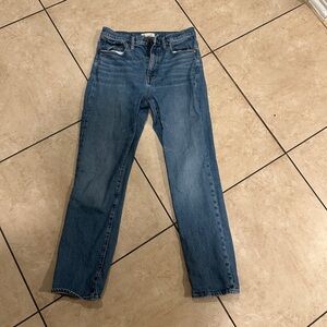 Madewell The High-Rise Slim Boyjean Jeans Size 27 Medium Wash Denim